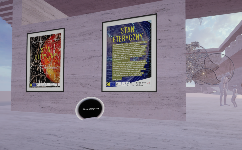 Interior of an art gallery